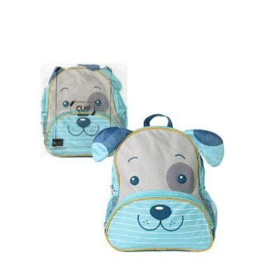 Imagem de Mochila Infantil Com Alças - Cachorro Azul - Clio Pets