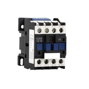 Imagem de CJX2-09A/12A/18A Contator CA Controle de Circuito Automático Instalação Trilho Contato NO/NC (Cor: CJX2-0910, Tamanho: 24V)