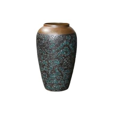 Imagem de Vaso para casa, vaso de flores de cerâmica, estilo chinês, hotel, arranjo de flores, dispositivo de flores, vasos de flores (B)