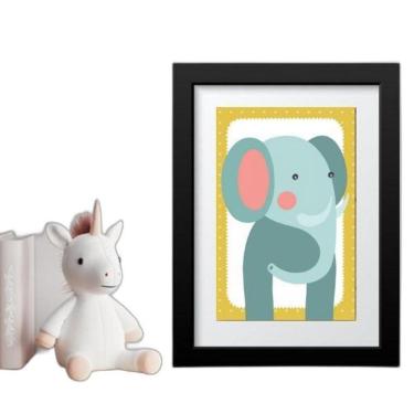 Imagem de Quadro Infantil Safari Elefantinho- 60X48Cm