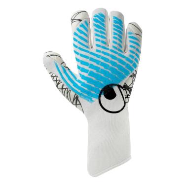 Imagem de Luva De Goleiro uhlsport Cybertec Ultragrip HN - Branco e Azul-Unissex