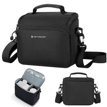 Imagem de K&F Concept Bolsa tiracolo pequena para câmera DSLR/SLR/SLR/bolsas compactas para fotografia de ombro para fotógrafos