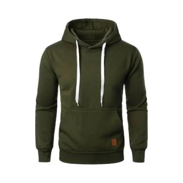 Imagem de Moletom Masculino Leve Com Capuz, Manga Longa, Casual, Para Uso Extern