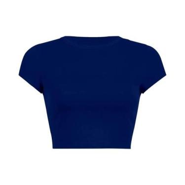 Imagem de Blusa Curta Vintage Feminina De Cor Sólida Y2k Sexy Harajuku Verão T-S