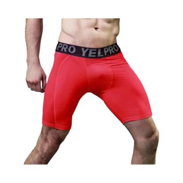 Imagem de Shorts De Compressão Masculinos De Secagem Rápida Para Treino De Acade