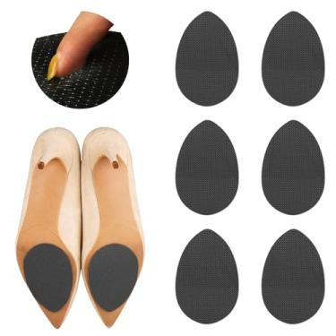 Imagem de Riootlnm Alças de sapatos, almofadas antiderrapantes protetor de sola de sapato autoadesivo, alças de gel de silicone para sapatos na parte inferior do sapato