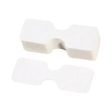 Imagem de 50 Cartões Dobráveis De Papel Kraft Para Exibição De Joias DIY: Colare