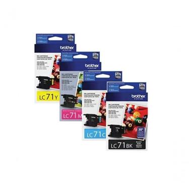 Imagem de Cartucho Brother Kit Lc71 4 Cores