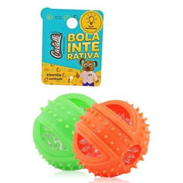Imagem de Brinquedo p/ Pet Bola Interativa (Laranja) - Cavalli