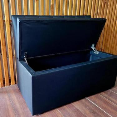 Imagem de Poltrona sofá booth com bau 1,10cm sku_63 - O REI DAS POLTRONAS