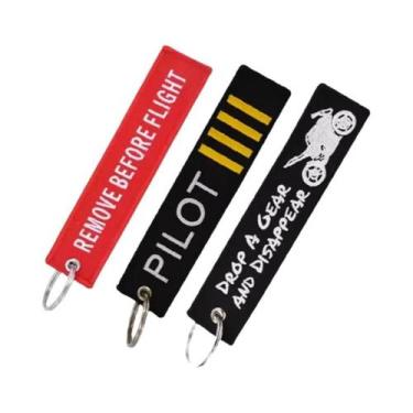 Imagem de Chaveiro piloto chaveiro para motocicletas e carros mochila chave tag 