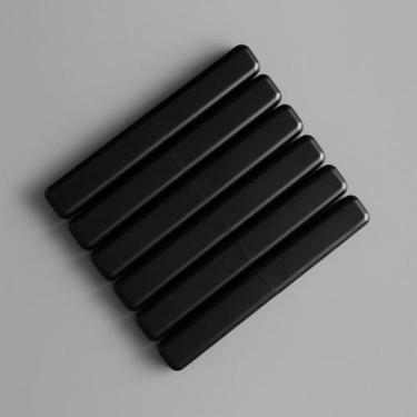 Imagem de Kit 100 Porta Escova De Dente Colorido Atacado - NoBrand, Preto