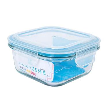 Imagem de Pote de Vidro C/ Tampa Vedação Resistente Marmita 800ml - LP House