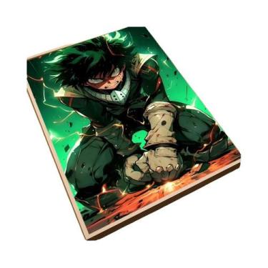 Imagem de Pôster Clássico My Hero Academia Midoriya Izuku Deku Adesivo Artístico