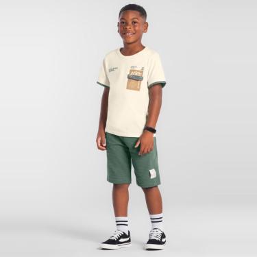 Imagem de Conjunto infantil menino em malha de skate Brandili