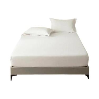 Imagem de Lençol Com Elástico Macio Para Cama De Solteiro, Casal, Queen E King S