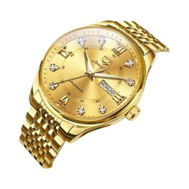 Imagem de Relógio De Pulso Mecânico Automático De Luxo Masculino Em Aço Inoxidáv