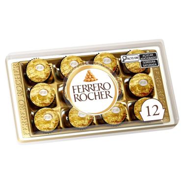 Imagem de Ferrero Rocher 12 Unidades 150g