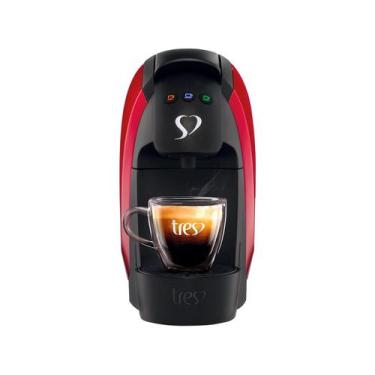 Imagem de Cafeteira Expresso TRES Luna Vermelha, Vermelho, 110V