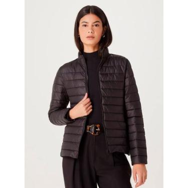 Imagem de Jaqueta Puffer Hering K0M0 Feminina Matelassê Poliamida T. P/XXG, G, N