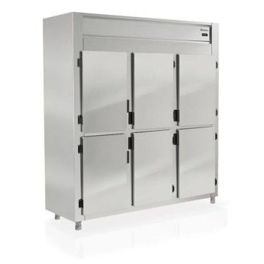 Imagem de Refrigerador Comercial 6 Portas Inox ZGREP-6P AI 220V Gelopar