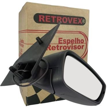 Imagem de Retrovisor Esquerdo Elétrico Gol 4 Portas 2012 A 2021 / Voyage 2012 A 2018 - Retrovex 1197