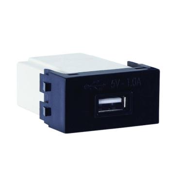 Imagem de Módulo Usb  1A Preto Forceline