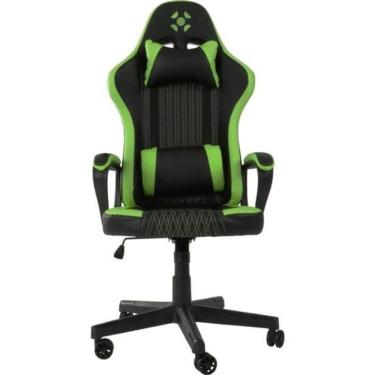 Imagem de Cadeira Gamer Fortrek Vickers Preta-verde [f002]