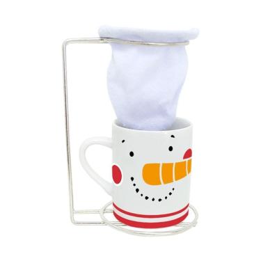 Imagem de Caneca De Porcelana Com Coador Cake - Natal Mágico