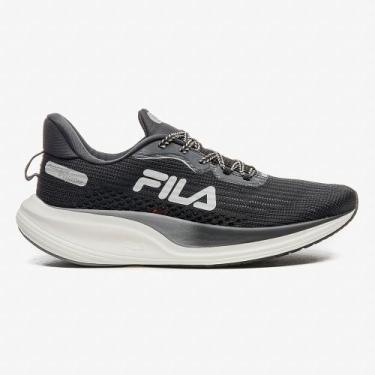Imagem de Tênis Fila Racer Speedzone - Masculino - - 41 BR - PretoBegeCinza, 41 