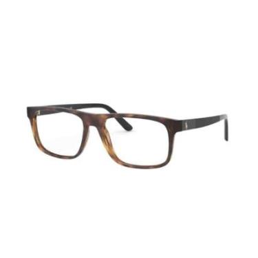 Imagem de Óculos de Grau Tartaruga Polo Ralph Lauren 0PH2218 5003  56-Masculino
