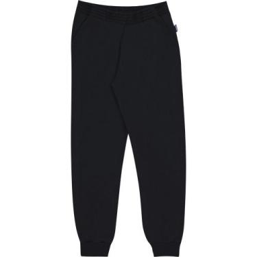 Imagem de Calça Moletom Infantil Menino Pulla Bulla Ref. 49763, Preto, 10