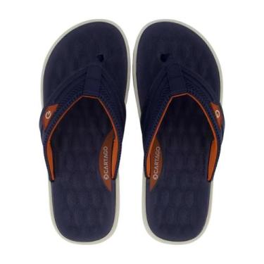 Imagem de Chinelo Masculino Cartago Malva IV Leve Macio Original, 39, Marinho