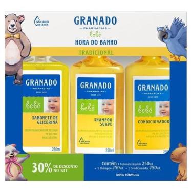 Imagem de Kit Granado Bebê Tradicional Hora do Banho ( Sabonete Líquido 250ml + 