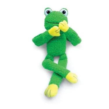 Imagem de Brinquedo Pet de Pelúcia Sapo Para Cães Cachorro Pets - Sapinho