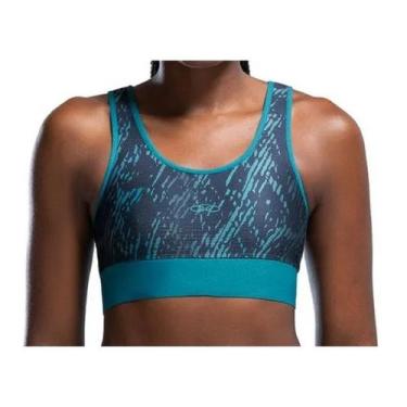 Imagem de Top Eleva Estampado Olympikus Feminino Adulto - Ref OIWMT23104, G, Pet