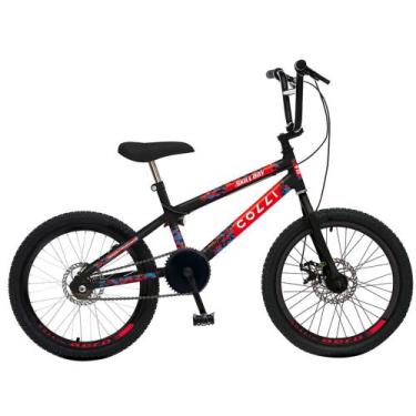 Imagem de Bicicleta Colli Skill Boy Freios A disco Aro 20 Preto Fosco