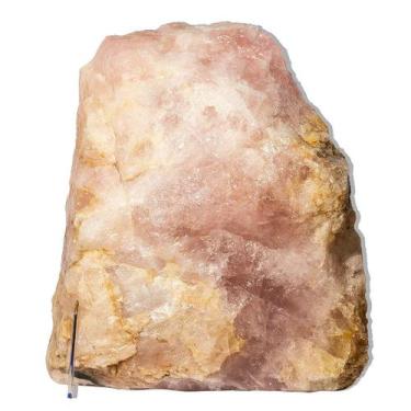Imagem de Cristal Rosa Pedra Bruta Natural 111Kg 57cm Classe B para Decoração e 