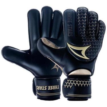 Imagem de Luva Goleiro GOLD pto/pto - Three Stars, P