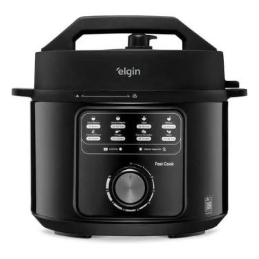 Imagem de Panela de Pressão Fast Cook Elgin  127V 900W 4L 9 Dispositivos de Segu
