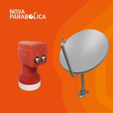 Imagem de Kit Antena Ku + Lnbf Duplo - Vivensis