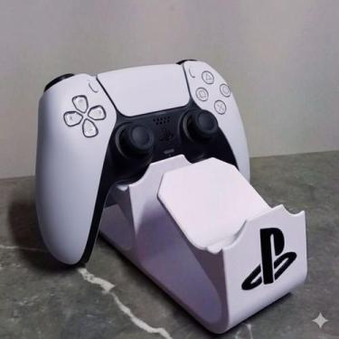 Imagem de Suporte Duplo para Controle PlayStation PS3 e PS4  Base Organizadora G