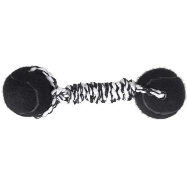 Imagem de Brinquedo Halteres com Bola de Tênis Extraforte para Cães - Tam. Único