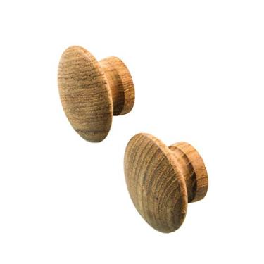 Imagem de Whitecap Puxador redondo de teca 60120-A pacote com 2