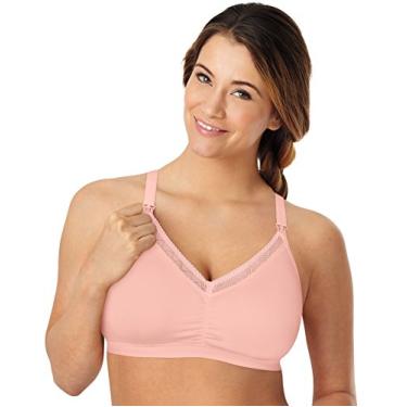 Imagem de PLAYTEX Sutiã feminino sem aro para maternidade e amamentação Us3002, Pêssego suave, P