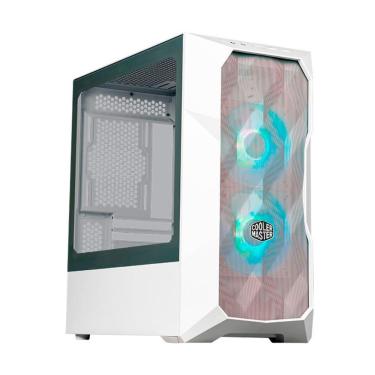 Imagem de Gabinete Cooler Master Masterbox TD300 Mesh White - Lateral em Vidro Temperado - TD300-WGNN-S00