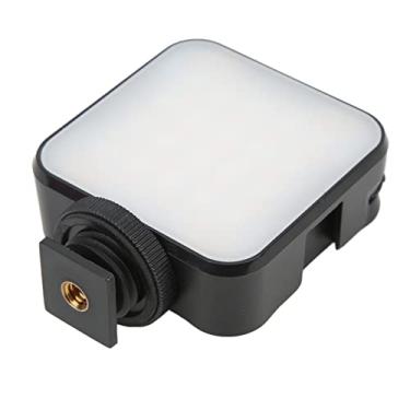 Imagem de Shanrya Luz de preenchimento de câmera LED, 2500 – 9000 K, bolsos ajustáveis, luzes de fotografia RGB 2000 mAh, recarregáveis com 3 suportes de sapata fria para Vlog