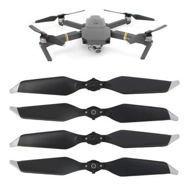 Imagem de 2 Pares de Hélices Dobráveis Sunnylife Prata para Drone DJI Mavic Pro Platinum