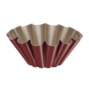 Imagem de Forma para Brioche Tramontina Vermelha em Alumínio com Revestimento Antiaderente 22 cm 1,3 L Tramontina