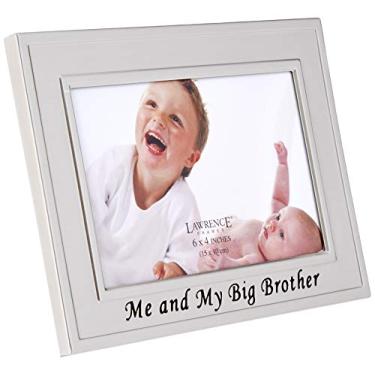 Imagem de Lawrence Frames Porta-retrato Big Brother banhado a prata 6x4 - Design Me And My Big Brother